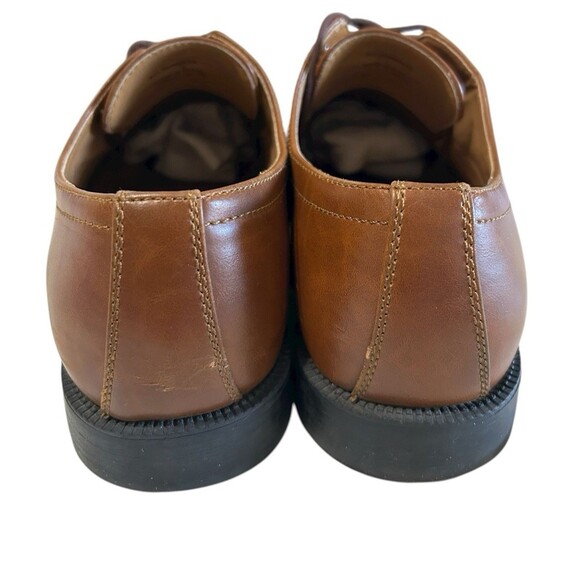 Alfani Adam Men's 12 M  Brown Lace Up Formal Oxford Dress shoes Cap Toe - Picture 9 of 11